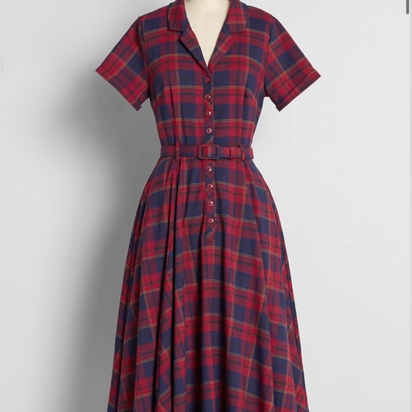 Modcloth Dresses & Skirts - NWT ModCloth x Collectif “Check Please” Dress